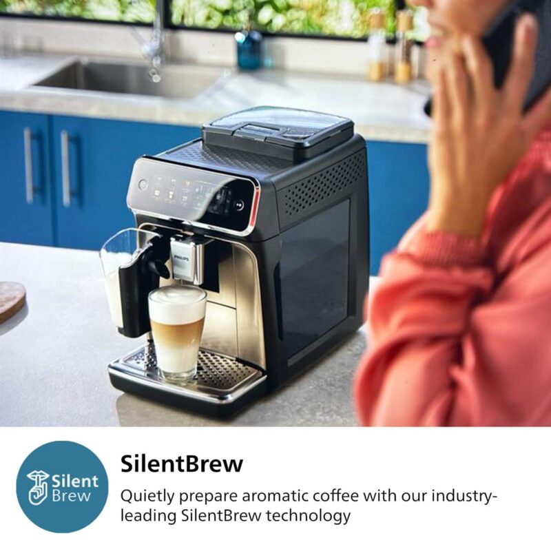 Philips 2200 Series EP2220/10 – Fully Automatic Espresso Machine with Pannarello Frother, Ceramic Grinder & AquaClean Filter (Matte Black) - Image 17
