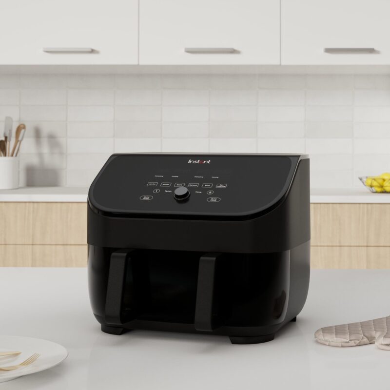 Instant Pot VersaZone Dual Air Fryer 8.5L – Double Basket with Divider, 8-in-1 Smart Cooking, Energy Saving, Easy Clean, Black Stainless Steel - Image 21