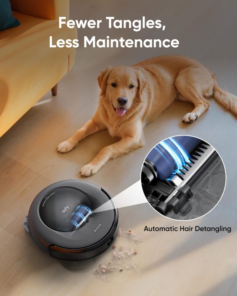 eufy Omni C20 Robot Vacuum and Mop Combo | 7000Pa Suction, Self-Emptying, Auto Mop Wash & Dry, Ultra-Slim, All-in-One Cleaning Station - Image 24