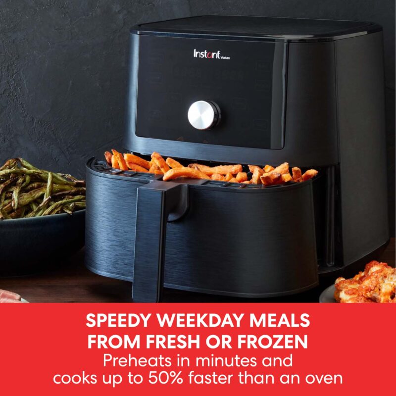 Instant Pot VersaZone Dual Air Fryer 8.5L – Double Basket with Divider, 8-in-1 Smart Cooking, Energy Saving, Easy Clean, Black Stainless Steel - Image 44