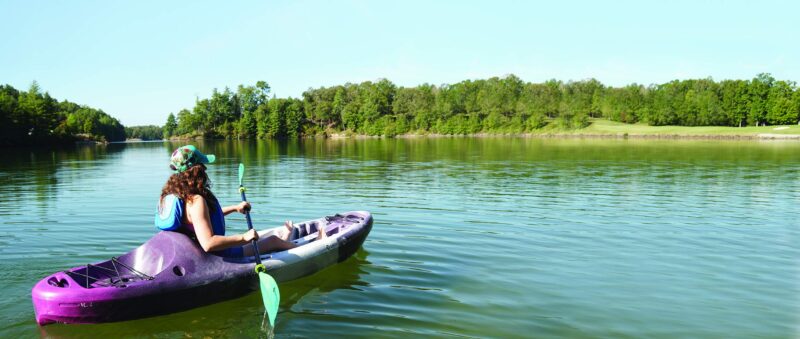 Perception Access 9.5′ Sit-On-Top Recreational Kayak for Adults – High-Back Seat & Rod Holders (Sunset) - Image 6
