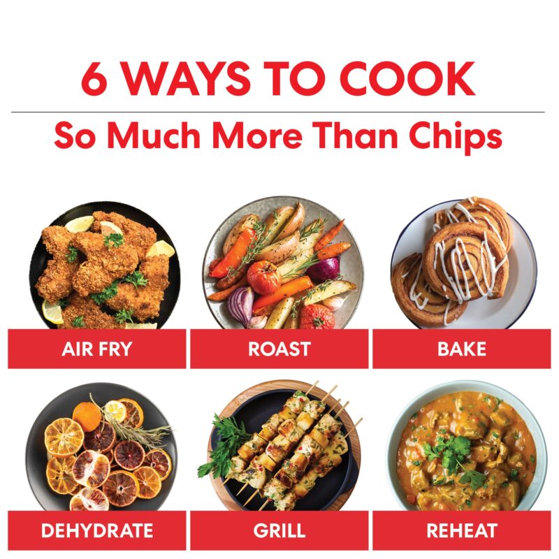 Instant Pot VersaZone Dual Air Fryer 8.5L – Double Basket with Divider, 8-in-1 Smart Cooking, Energy Saving, Easy Clean, Black Stainless Steel - Image 33